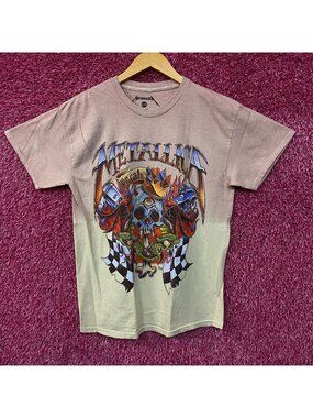 Metallica Norcal Skull Graphic Tie-Dye T-Shirt S/M